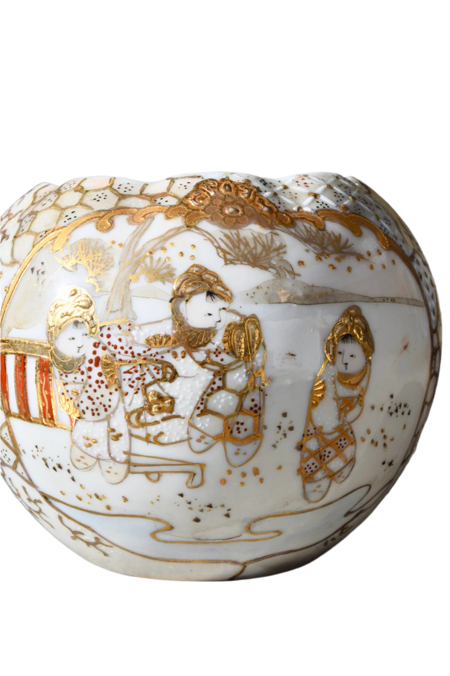 Japanese Satsuma-Style Porcelain Vase