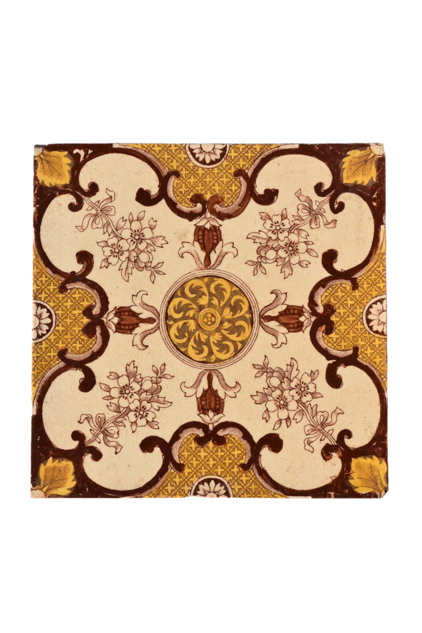 Minton Victorian Transfer-Printed Tile