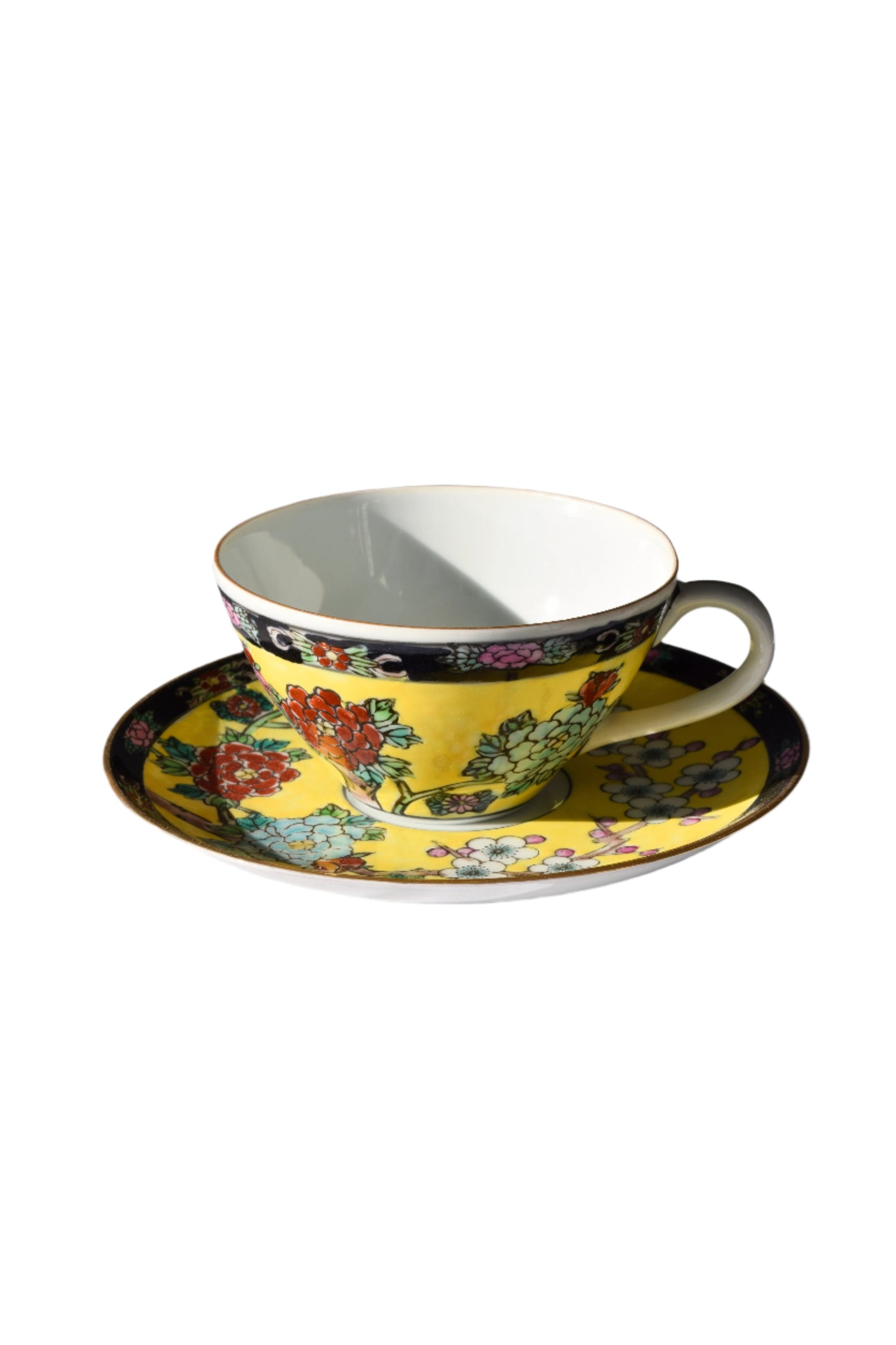 Japanese Imari Teacup and Saucer Set