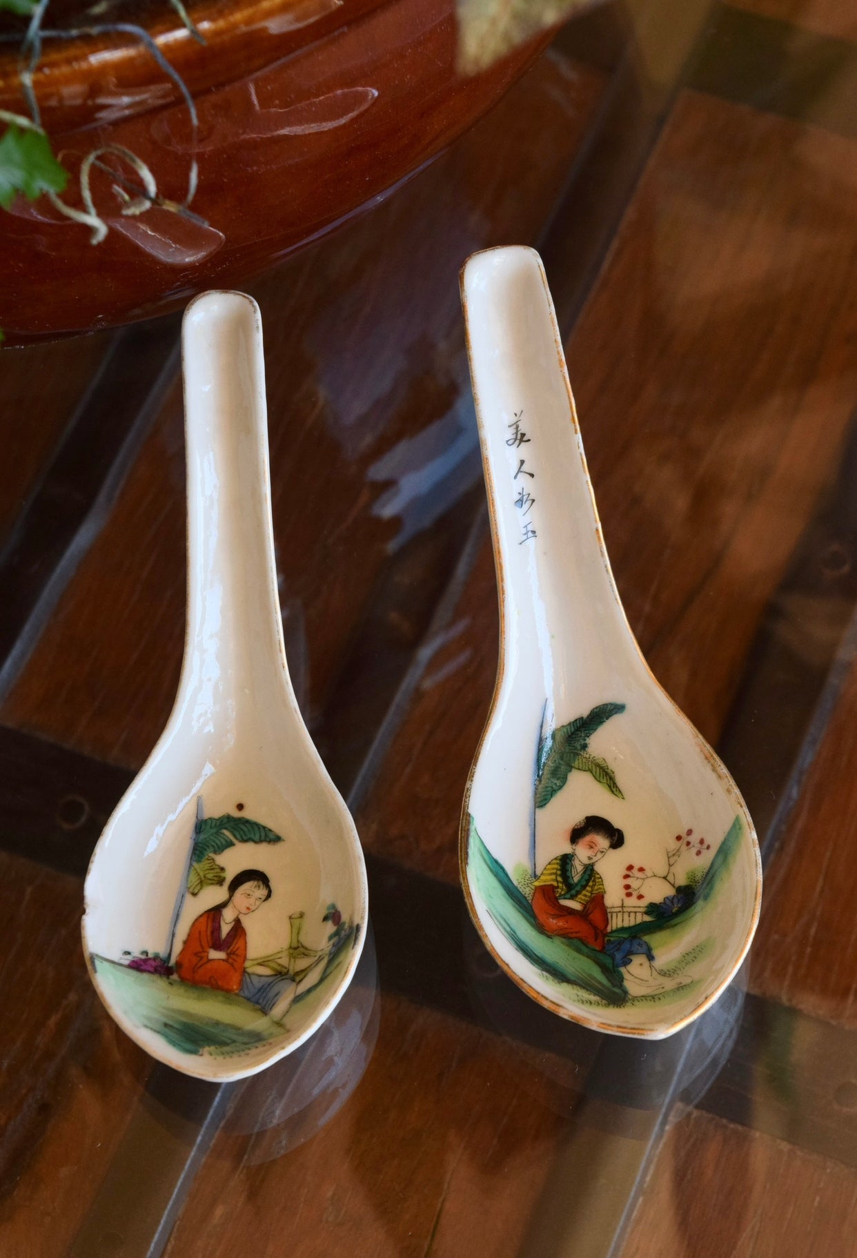 Republic Period Chinese Porcelain Spoons