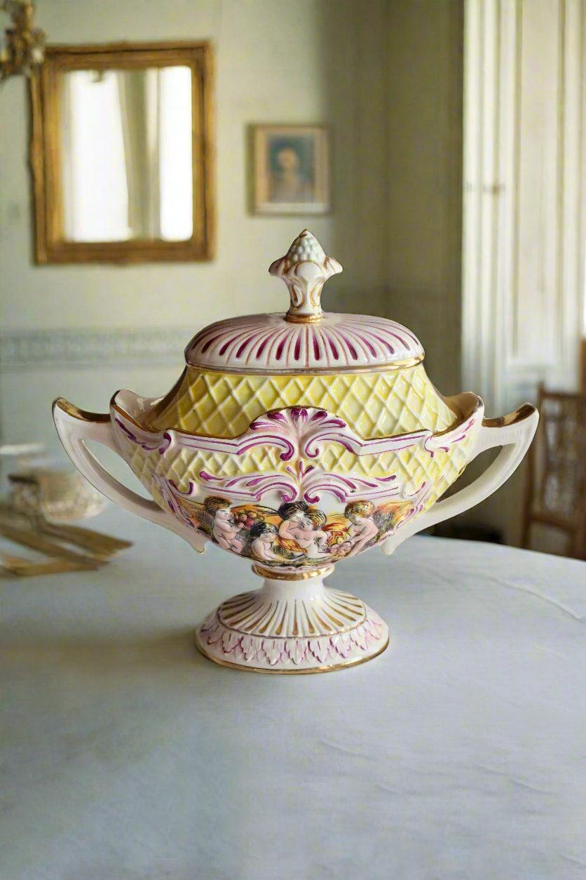 Capodimonte Porcelain Soup Tureen