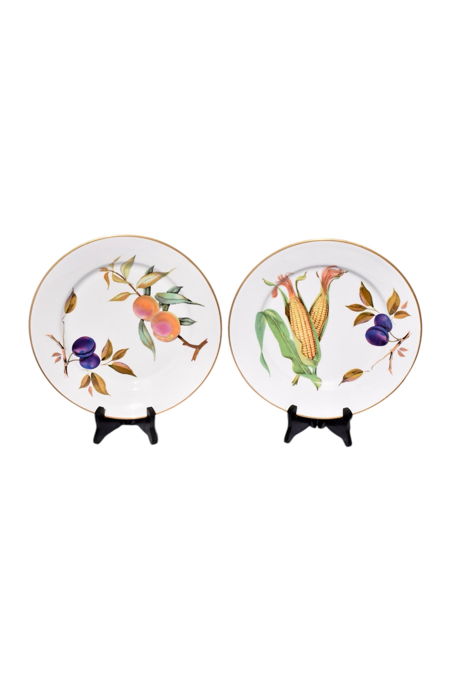 Royal Worcester Evesham Porcelain Plate Set