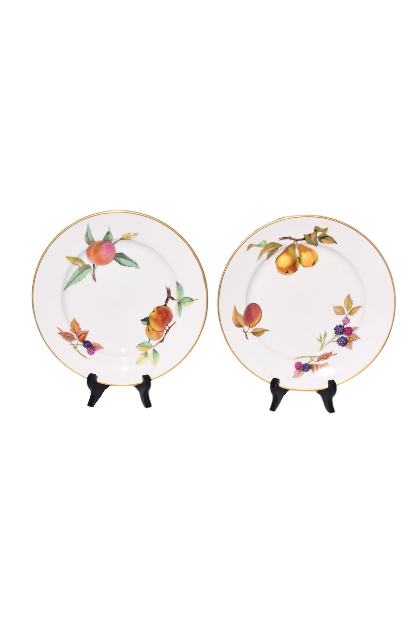 Royal Worcester Evesham Porcelain Plate Set