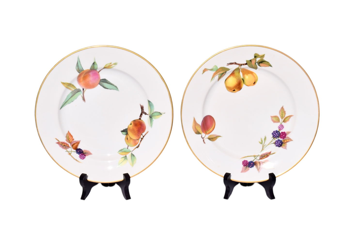 Royal Worcester Evesham Porcelain Plate Set