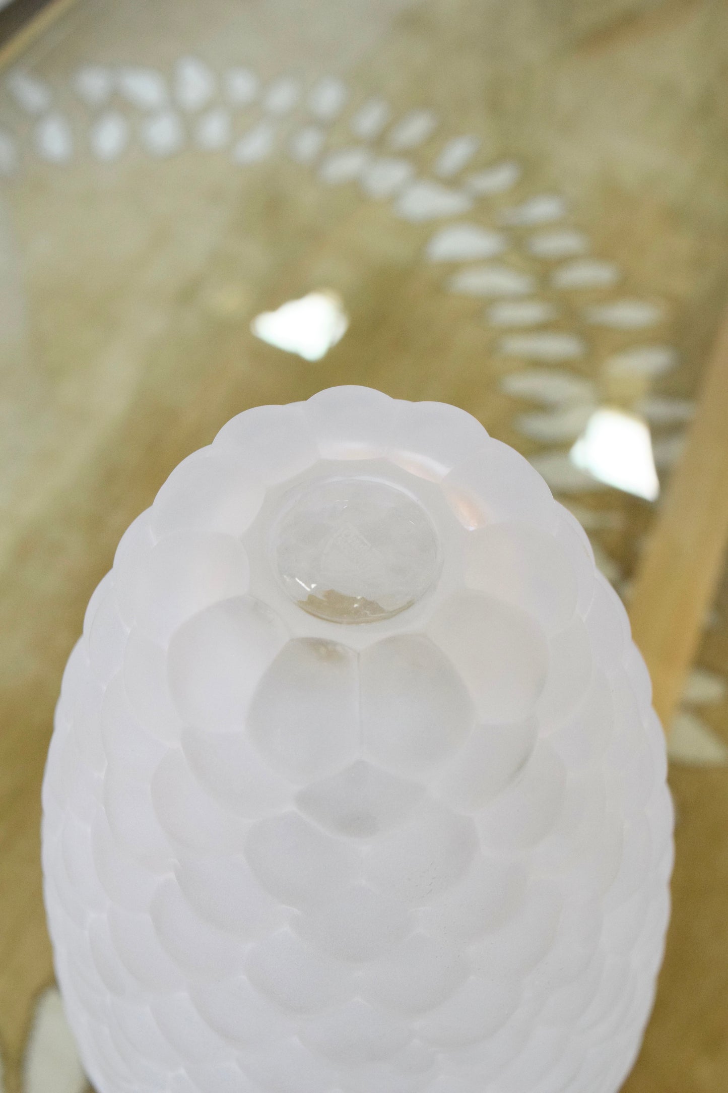 Orrefors Frosted Raspberry Vase