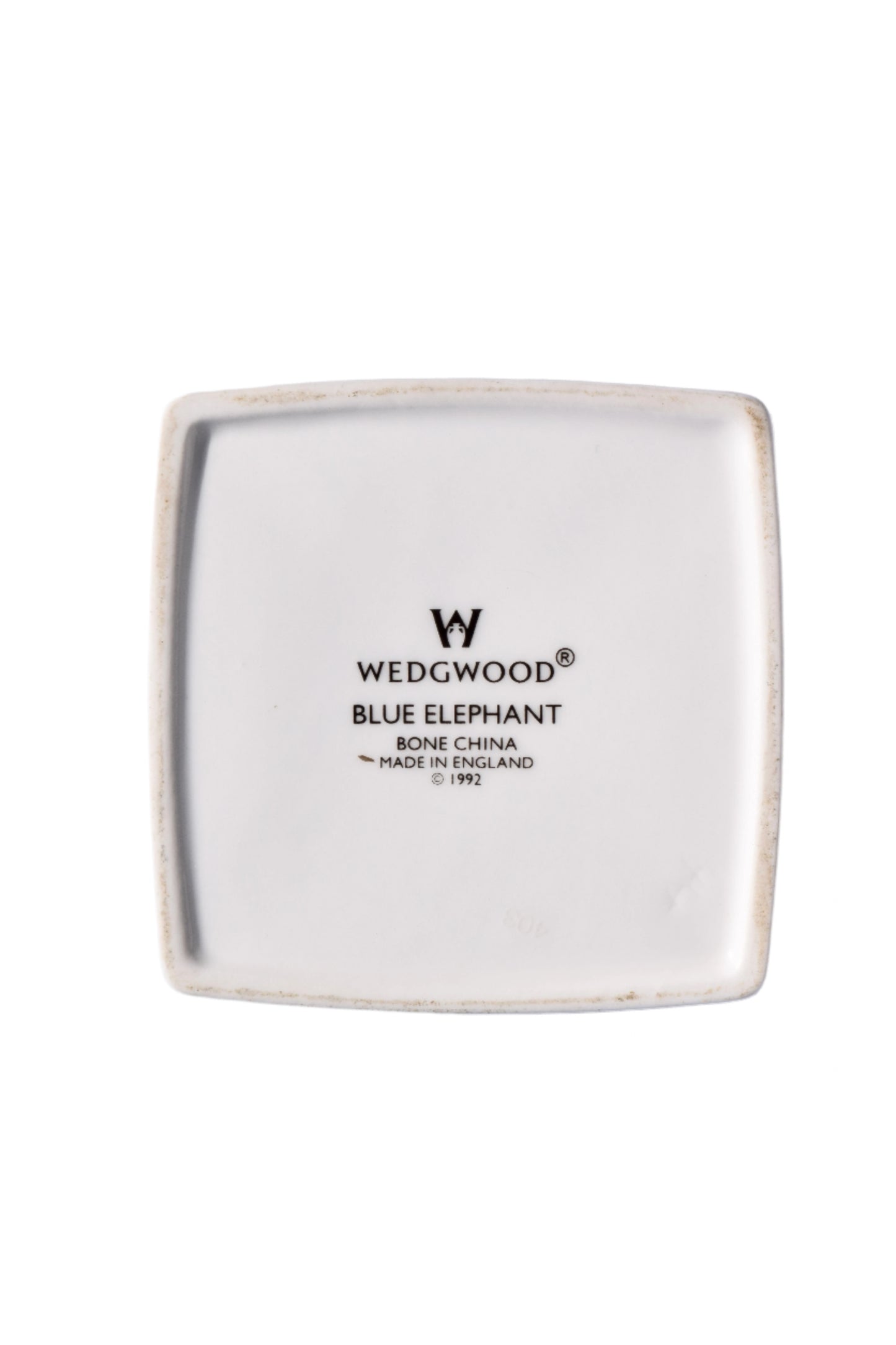 Wedgwood Blue Elephant Porcelain Trinket Box