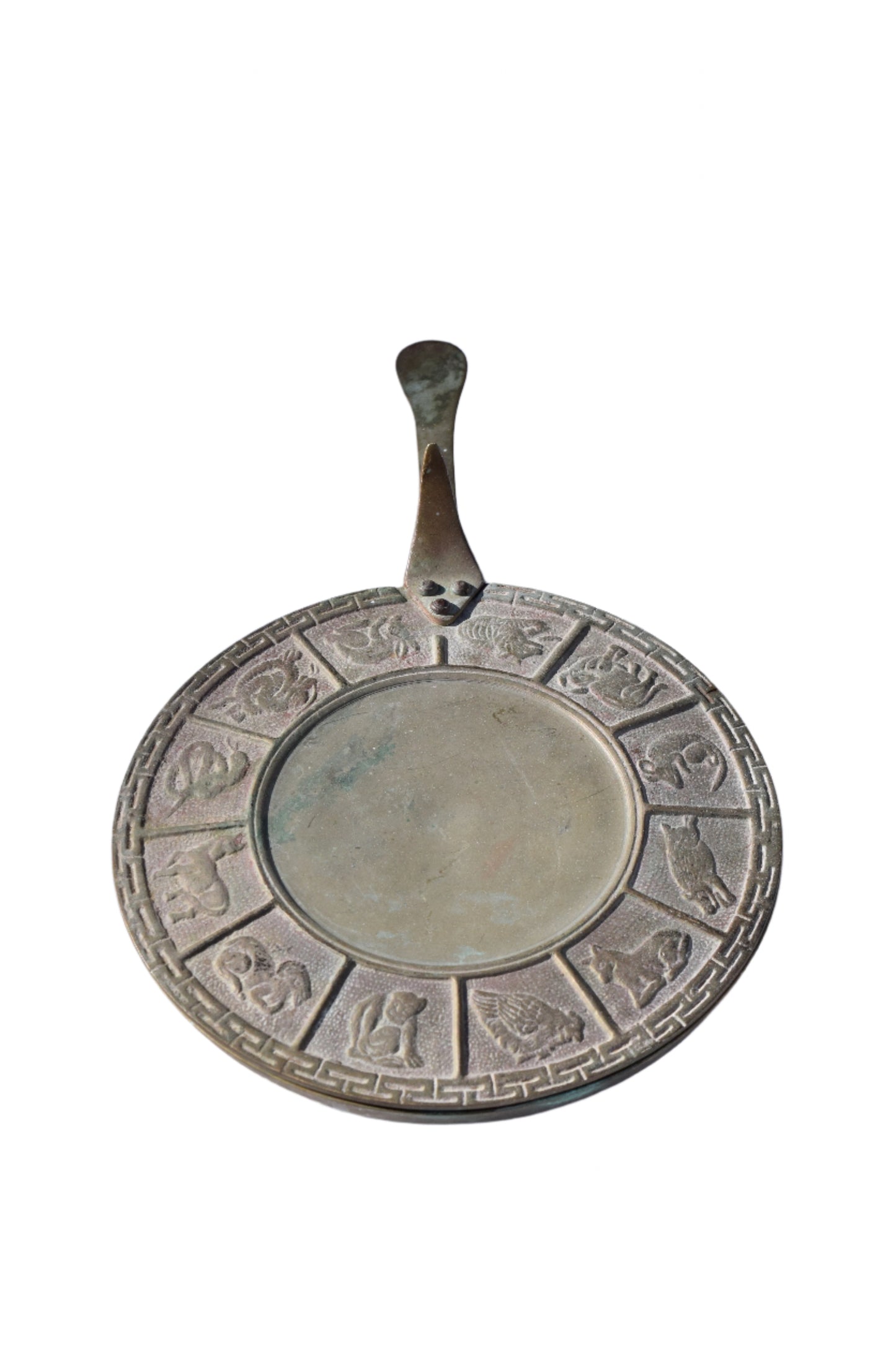 Asian Brass Zodiac Silent Butler