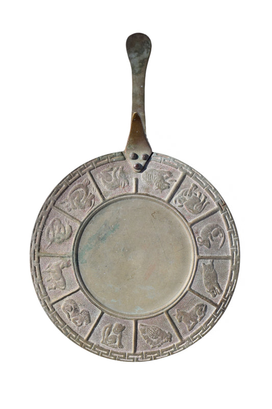 Asian Brass Zodiac Silent Butler