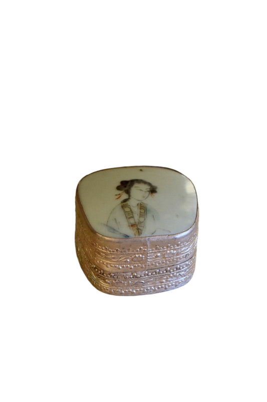 Chinese Porcelain Shard Trinket Box