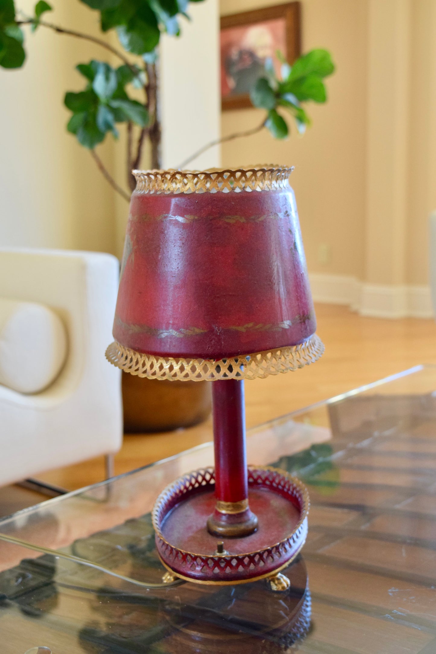 French Empire Bouillotte Table Lamp