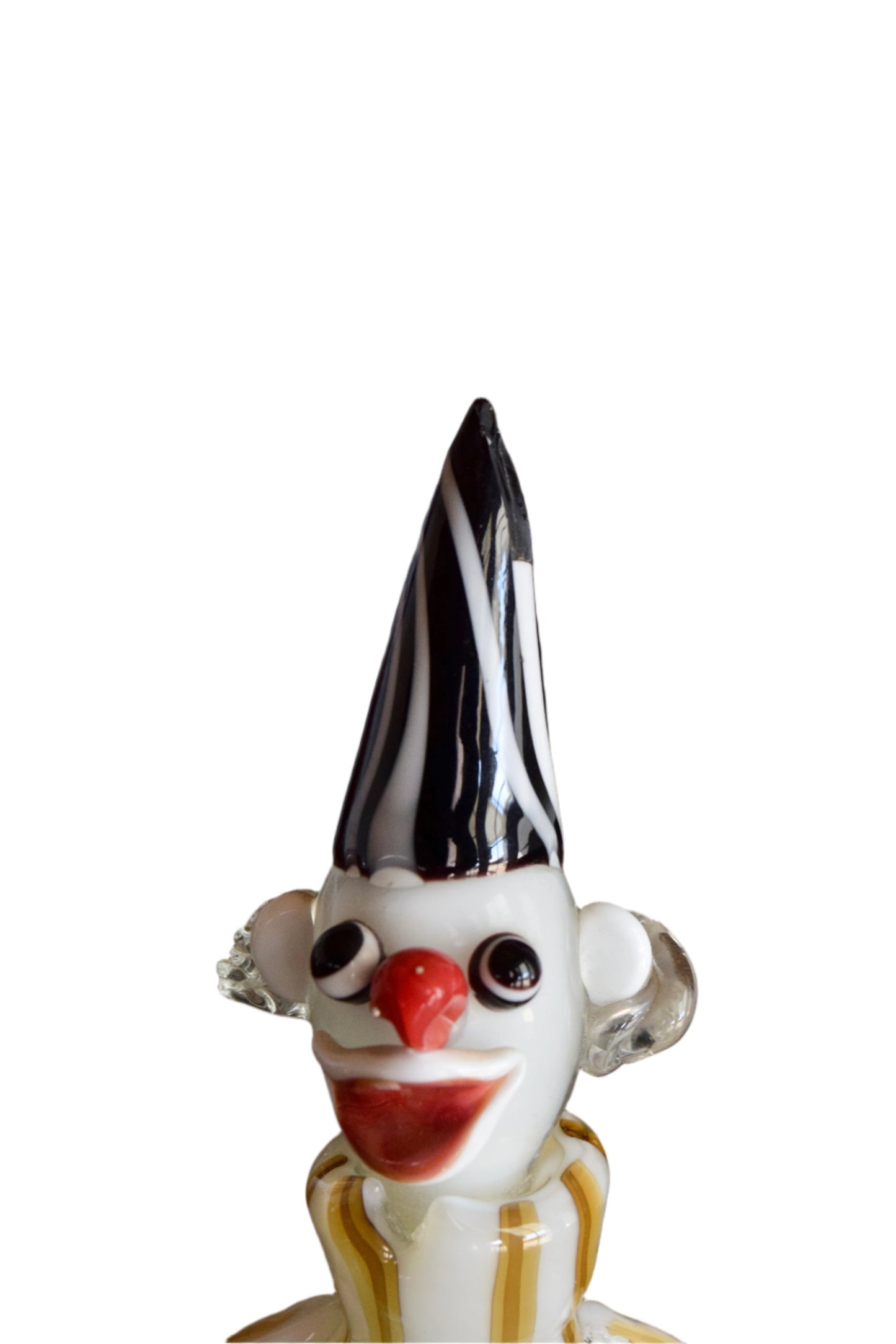 Italian Murano Clown Glass Decanter