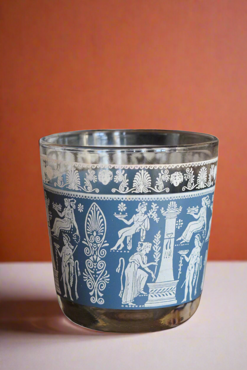 Jeannette Glass Hellenic Pattern Tumbler