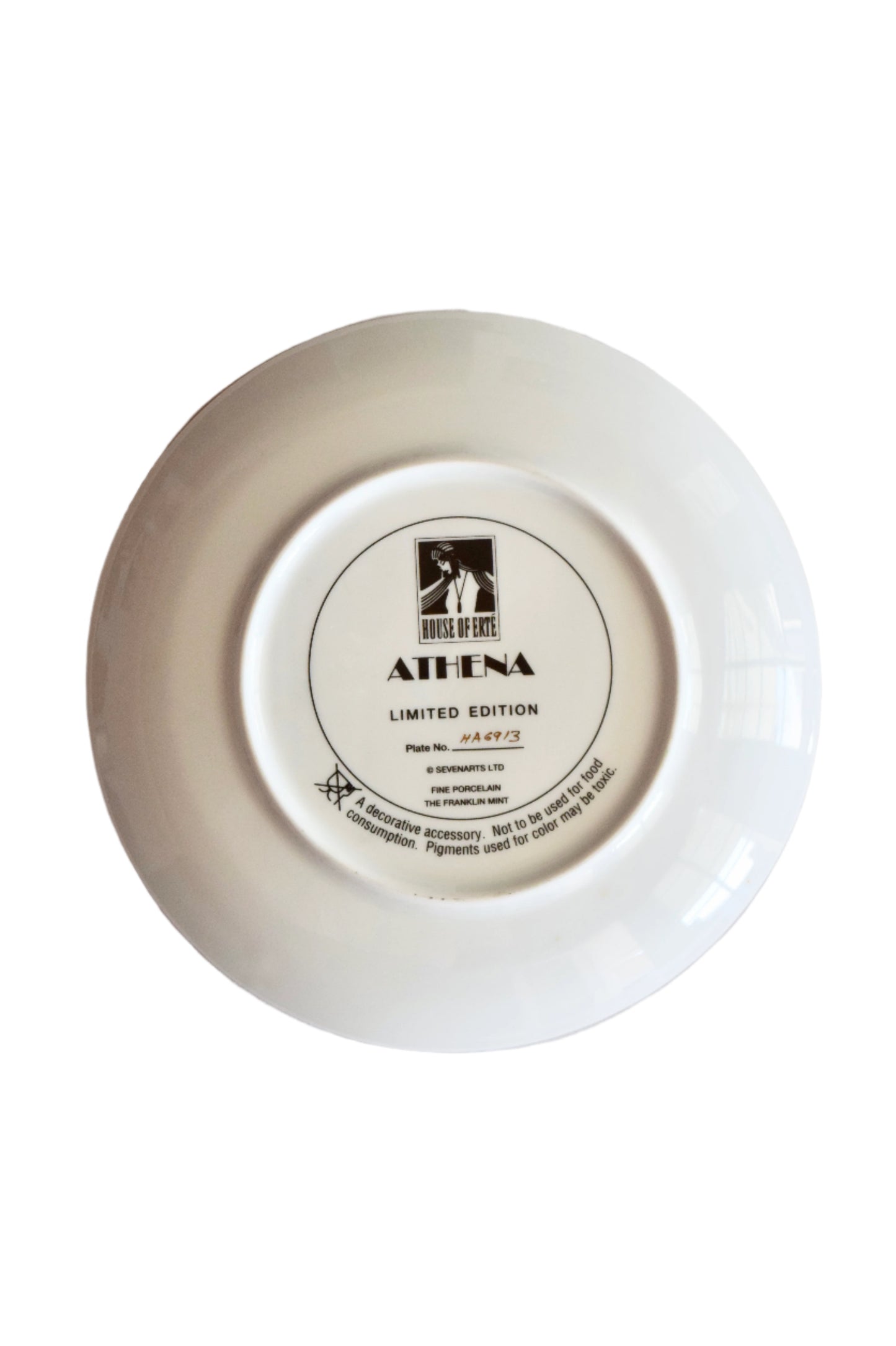 Erté "Athena" Limited Edition Plate