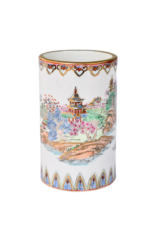 Chinese Porcelain Cylinder Vase