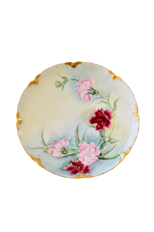 Haviland France Limoges Carnation Plate